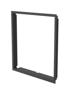 Krycí rámeček krbové vložky FLAMINGO S5, 20 mm, černý Doprava Zdarma