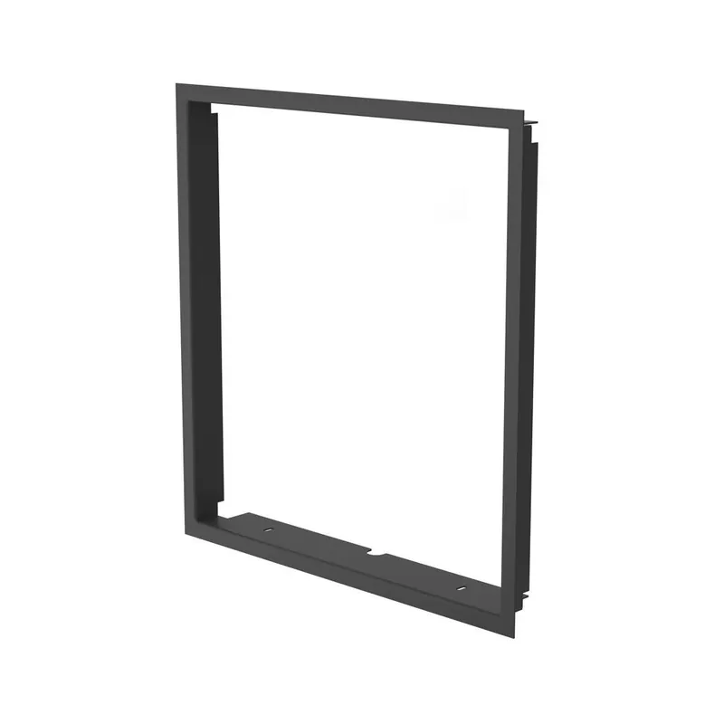 Krycí rámeček krbové vložky FLAMINGO S5, 20 mm, černý Doprava Zdarma