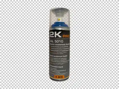 Zlevněný 2K PRO RAL 5010 modrá enziánová lesk sprej 400 ml