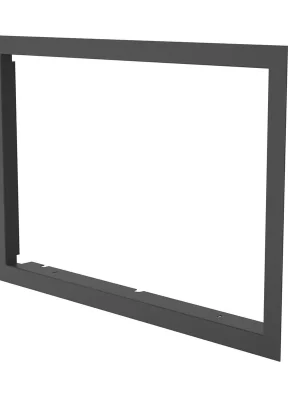 Top Prodej Krycí rámeček krbové vložky FLAMINGO X15, 46 mm, černý