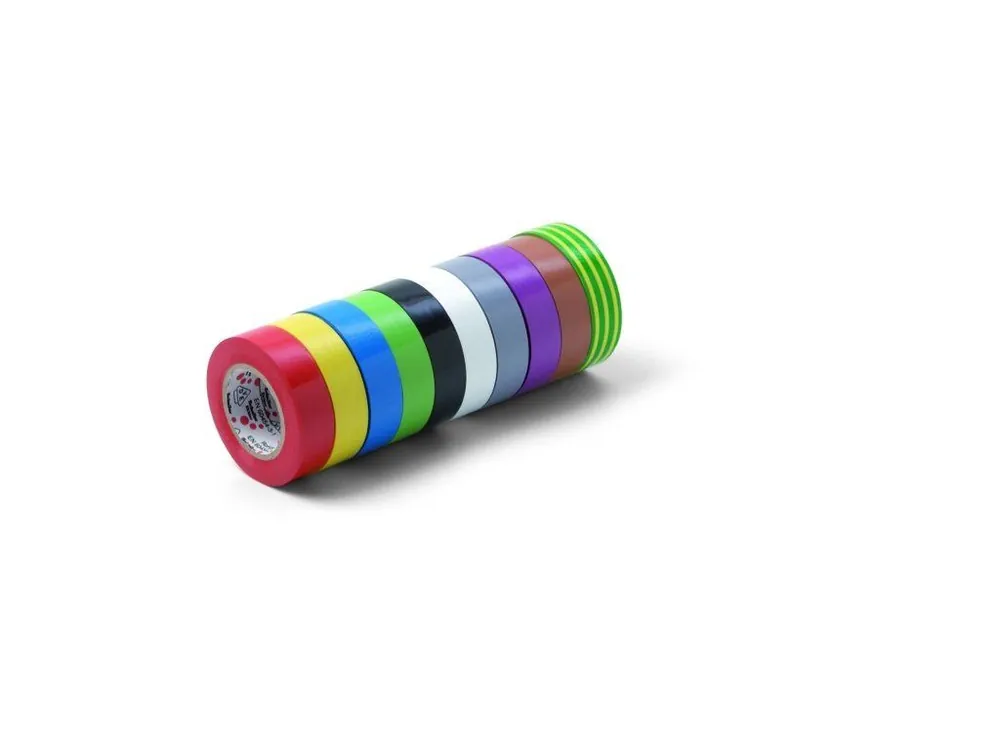 10 x VDE Izolační páska Color Multibalení Cenová Bomba