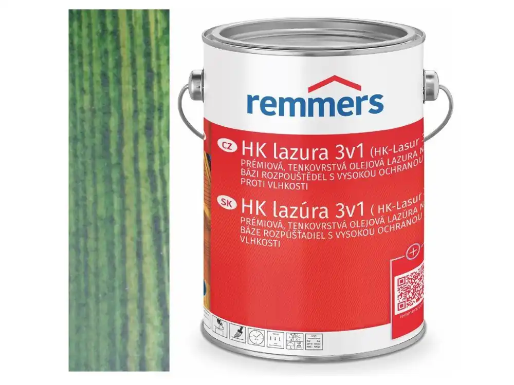 Odeslání Ihned Remmers HK-LASUR 5L 2254 Jedlově zelená - Tannengrün <span class="product-appendix"> + dárek k objednávce nad 1000Kč</span>