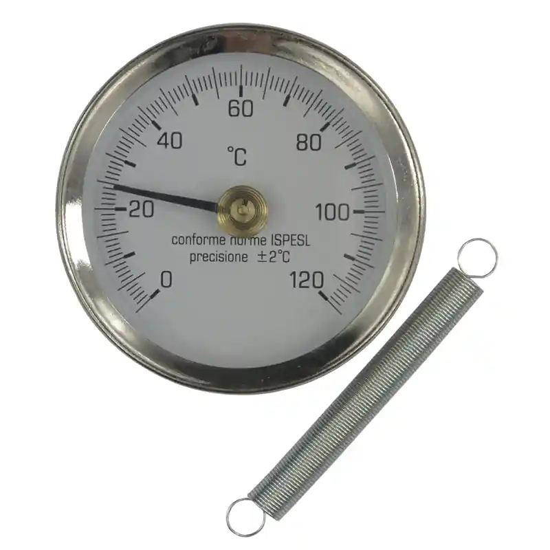 Klum Bimetalový teploměr příložný DN 63, 0 - 120 °C Víkendová Akce