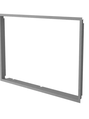 Krycí rámeček krbové vložky FLAMINGO X15, 20 mm, šedý Výprodej