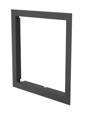 Krycí rámeček krbové vložky FLAMINGO S5, 46 mm, černý Nejprodávanější