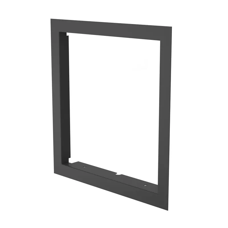 Krycí rámeček krbové vložky FLAMINGO S5, 46 mm, černý Nejprodávanější