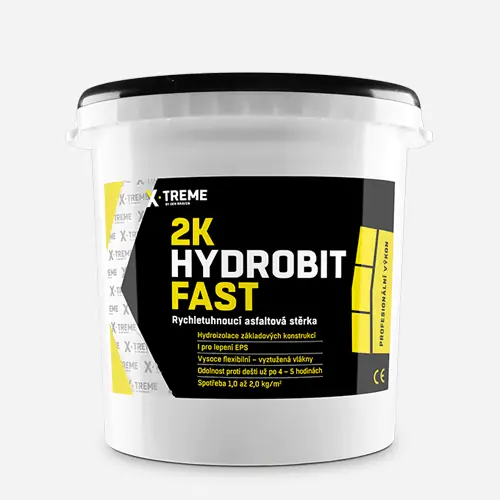 Oblíbený 2K Hydrobit Fast – Rychletuhnoucí asfaltová stěrka 30kg