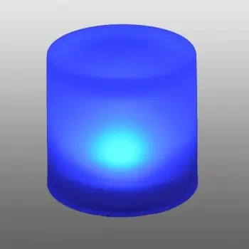 LED svítidlo Spot-8 válec modrá 0,65W 465-470nm 12V DC IP68 - AMVIS Top Prodej