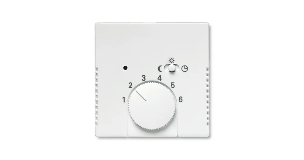 ABB 1710-0-3669 Future® linear Kryt termostatu, s otočným ovladačem, hliníková stříbrná Expresní Doručení