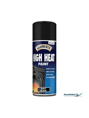 Horká Nabídka HAMMERITE™ Barva ve spreji žáruvzdorná, 400 ml, černá matná
