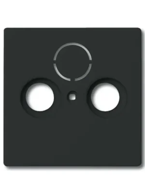 ABB 1724-0-4252 Future® linear, Solo®, Solo® carat Kryt zásuvky anténní univerzální s 2 (3) otvory, antracitová Doprava Zdarma