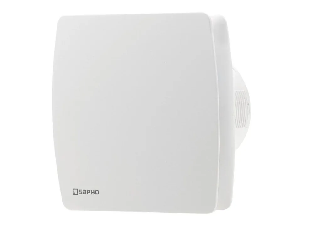 LEX koupelnový ventilátor axiální s časovačem, 15W, potrubí 100mm, bílá Cenově Výhodný