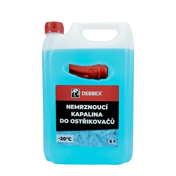 Kapalina do ostřikovačů Den Braven zimní -20°C 5 l Časově Omezené