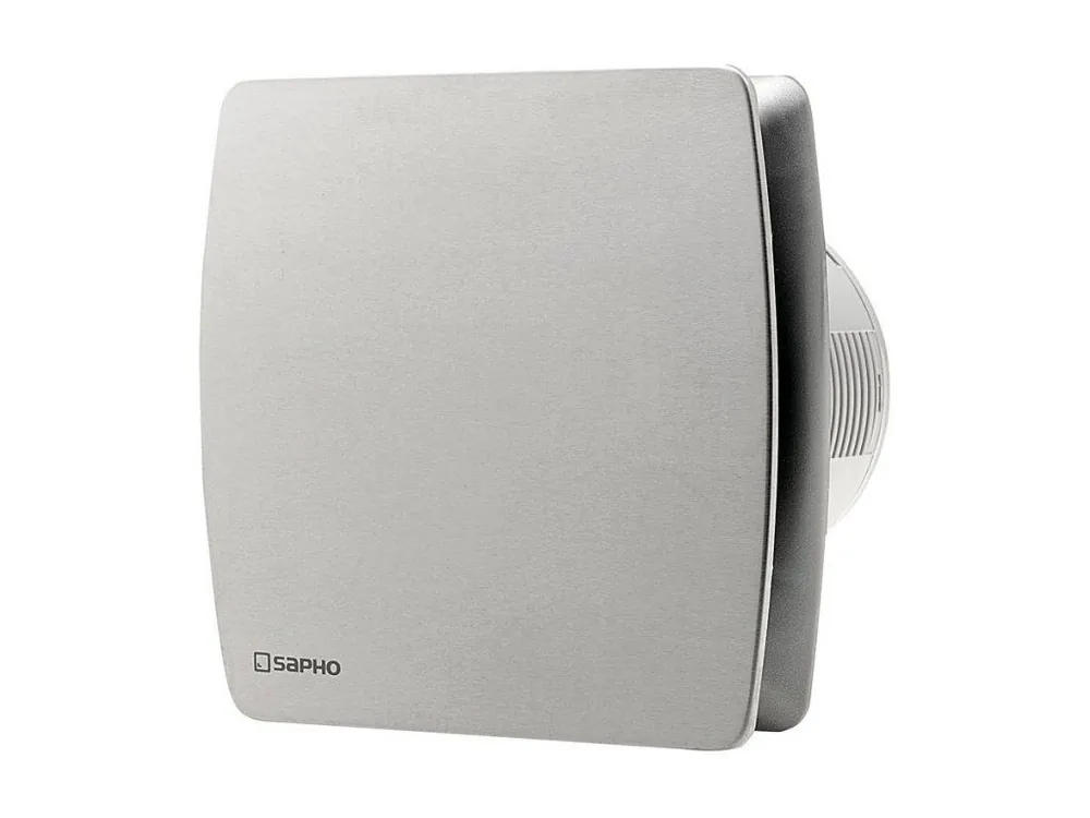 LEX koupelnový ventilátor axiální, 15W, potrubí 100mm, nerez mat Sleva