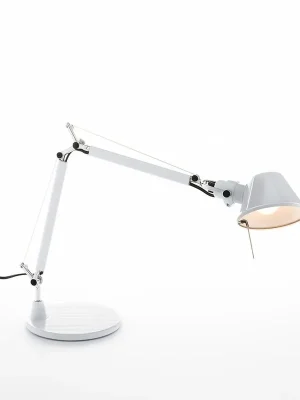 Tolomeo Micro stolní lampa - lesklá bílá - tělo lampy + základna - ARTEMIDE Přímo Od Výrobce