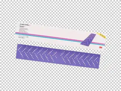 3M CUBITRON II Hookit brusivo na hoblík 737U, 70 x 396 mm, s více otvory, P80, 51411, 1 ks Akce