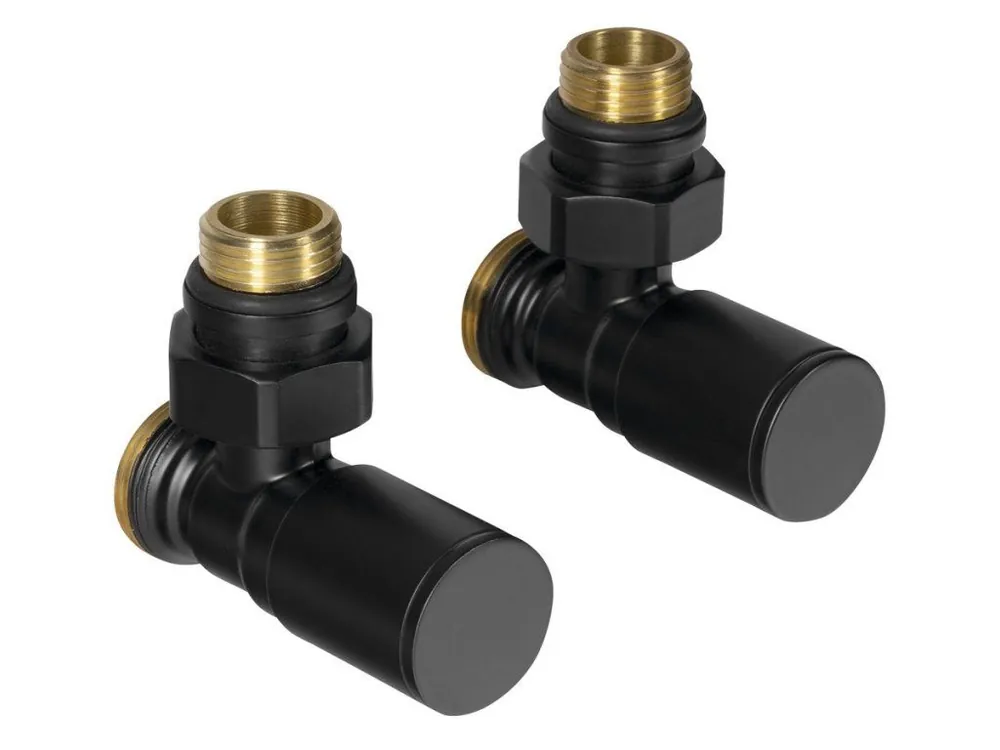 Aqualine C-START připojovací sada ventilů ruční rohová, černá mat SC237B Bezpečná Platba