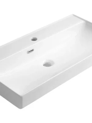 Aqualine PARLA keramické umyvadlo 80x38cm, bílá 9980 Sleva