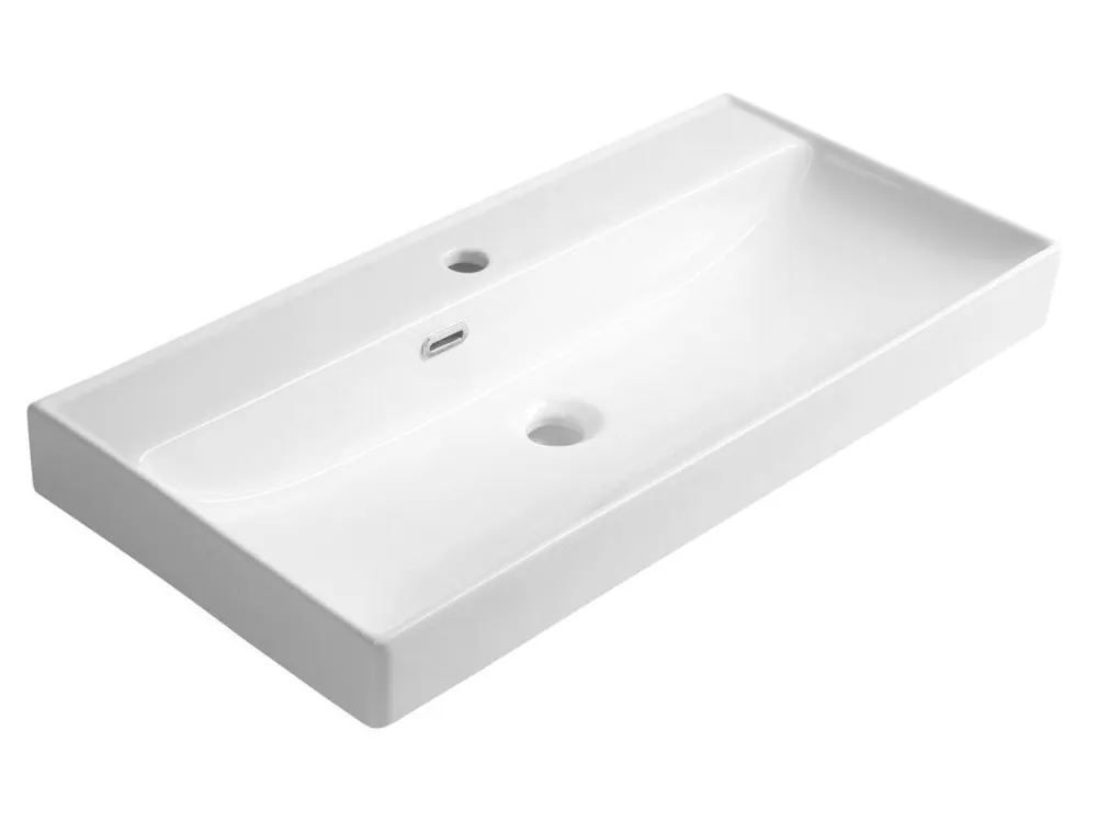 Aqualine PARLA keramické umyvadlo 80x38cm, bílá 9980 Sleva