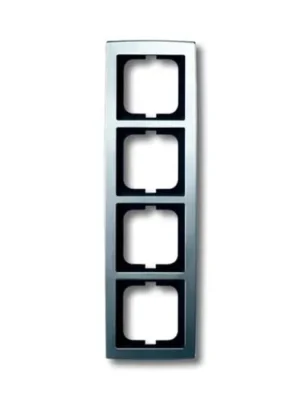 ABB 1754-0-4107 Solo® Rámeček pro elektroinstalační přístroje, čtyřnásobný, chromová Novinka