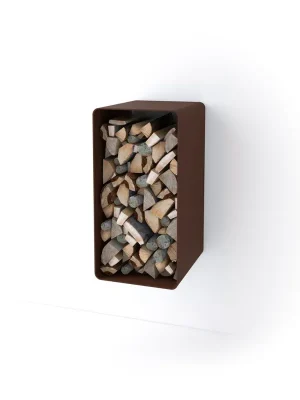 Akční Nabídka Stojan na dřevo FLAMINGO DELUXE 1 - hnědá sametová