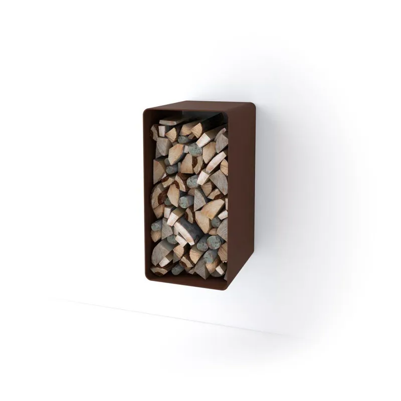 Akční Nabídka Stojan na dřevo FLAMINGO DELUXE 1 - hnědá sametová