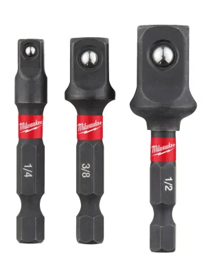 Finální Výprodej Adaptéry - Sada ShockWave adapterů 1/2', 3/8', 1/4'