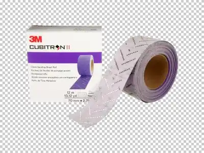 Sleva 3M CUBITRON II Hookit brusivo na hoblík 737U ROLE, 70 mm x 12 m, s více otvory, P400, 51437