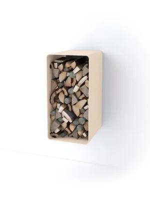 Nejprodávanější Stojan na dřevo FLAMINGO DELUXE 1 - krémová