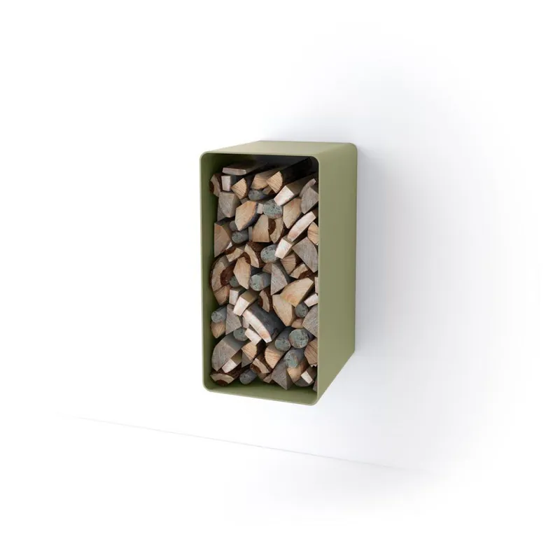 Stojan na dřevo FLAMINGO DELUXE 1 - olivová Sleva