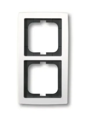 ABB 1754-0-4110 Solo® Rámeček pro elektroinstalační přístroje, dvojnásobný, studio bílá Koupit Online