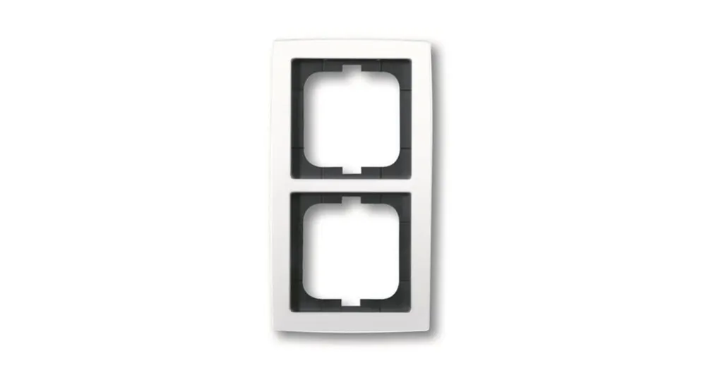 ABB 1754-0-4110 Solo® Rámeček pro elektroinstalační přístroje, dvojnásobný, studio bílá Koupit Online