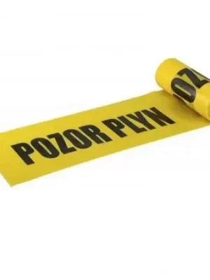 Zlevněný Fólie výstražná žlutá - plyn 220 mm/20 m