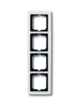 ABB 1754-0-4112 Solo® Rámeček pro elektroinstalační přístroje, čtyřnásobný, studio bílá Autentický