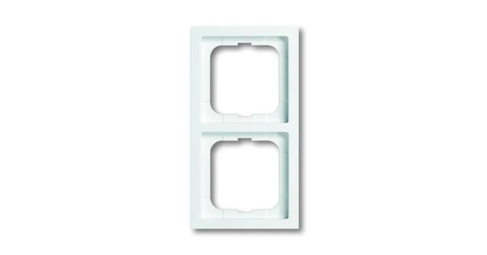 ABB 1754-0-4236 Future® linear Rámeček pro elektroinstalační přístroje, dvojnásobný, studio bílá Sezónní Sleva