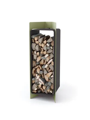 Časově Omezené Stojan na dřevo FLAMINGO DELUXE 4 - olivová