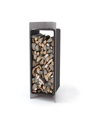 Stojan na dřevo FLAMINGO DELUXE 4 - šedá Oblíbený