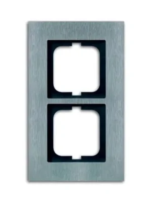 ABB 1754-0-4255 Solo® carat Rámeček pro elektroinstalační přístroje, dvojnásobný, ušlechtilá ocel Akční Cena