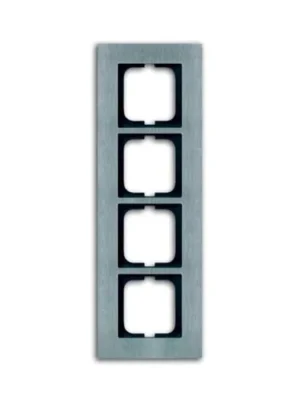 ABB 1754-0-4257 Solo® carat Rámeček pro elektroinstalační přístroje, čtyřnásobný, ušlechtilá ocel Levný