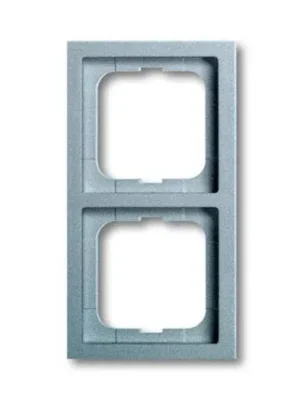 ABB 1754-0-4302 Future® linear Rámeček pro elektroinstalační přístroje, dvojnásobný, hliníková stříbrná Akce