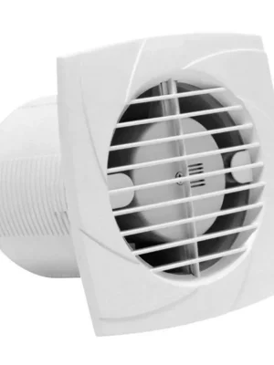 Levný B-12 PLUS koupelnový ventilátor, 20W, potrubí 120mm, bílá