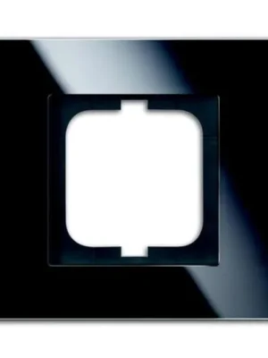 ABB 1754-0-4322 Solo® carat Rámeček pro elektroinstalační přístroje, jednonásobný, černé sklo Novinka