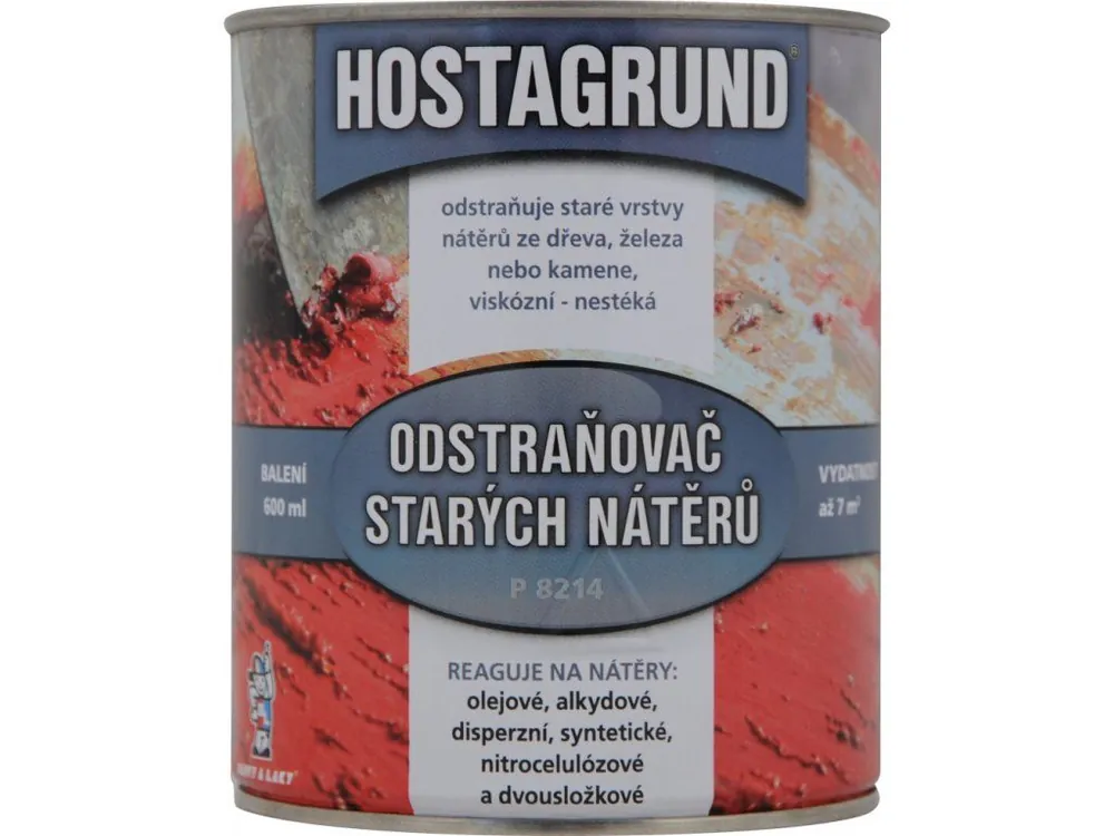 Tovární Cena Hostagrund Odstraňovač starých nátěrů P8214 0,6 L