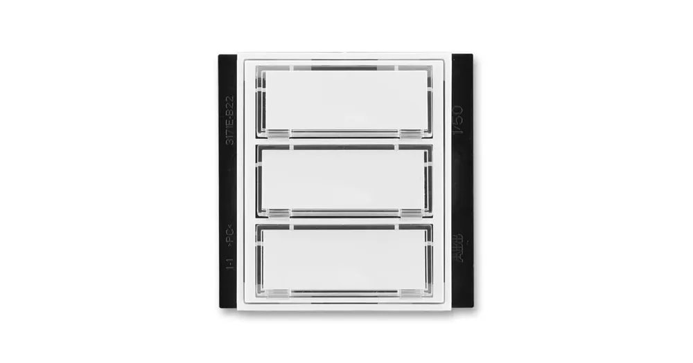 ABB 3171E-A00300 03 Element®, Time®, Ovládač zvonkový trojnásobný, bílá / bílá Odeslání Ihned