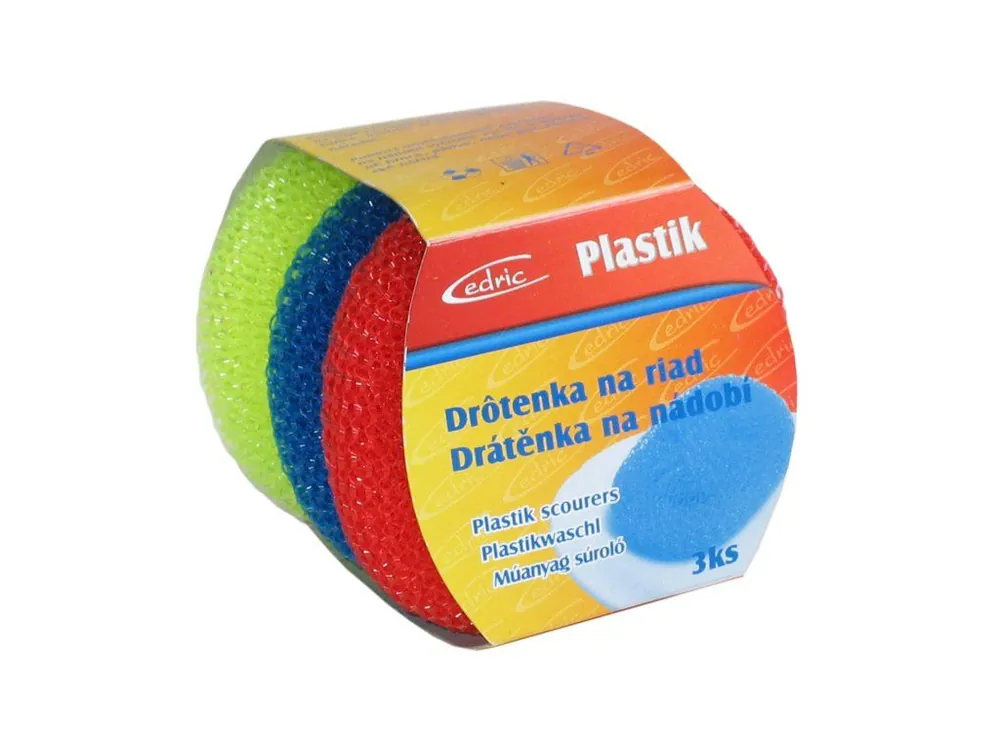 Drátěnka plastová 3 ks Akční Nabídka