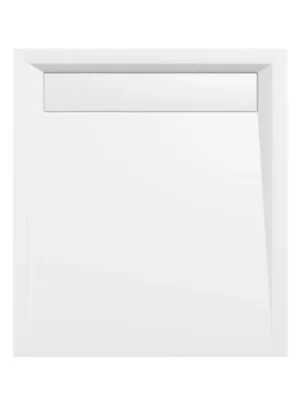 Akce VARESA sprchová vanička z litého mramoru se záklopem, obdélník 90x80cm, bílá