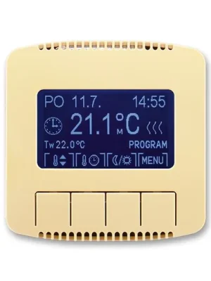 ABB 3292A-A10301 D Tango® Termostat univerzální s týdenními spínacími hodinami, béžová Super Cena