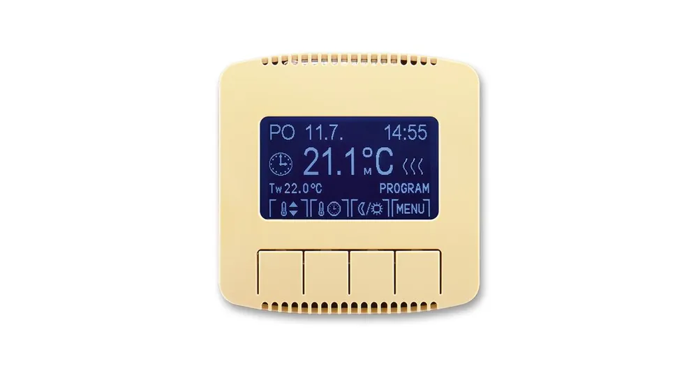 ABB 3292A-A10301 D Tango® Termostat univerzální s týdenními spínacími hodinami, béžová Super Cena