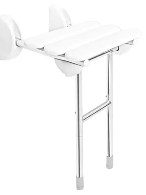 Sapho HANDICAP sklopné sedátko do sprchového koutu s podpěrou, 38x36cm, bílá A140101-1 Pouze Dnes