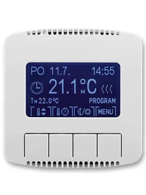 ABB 3292A-A10301 S Tango® Termostat univerzální s týdenními spínacími hodinami, Světle ŠEDÁ Vysoce Kvalitní